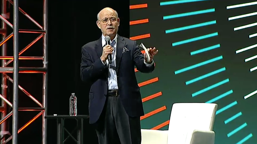 Jeremy Rifkin giving a keynote at PCMA’s Convening Leaders conference that was held in Austin.